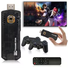 Портативна ігрова консоль TV STICK 5G з Android 12, 4K HDR, 10000+ ігор і 2 бездротові джойстики