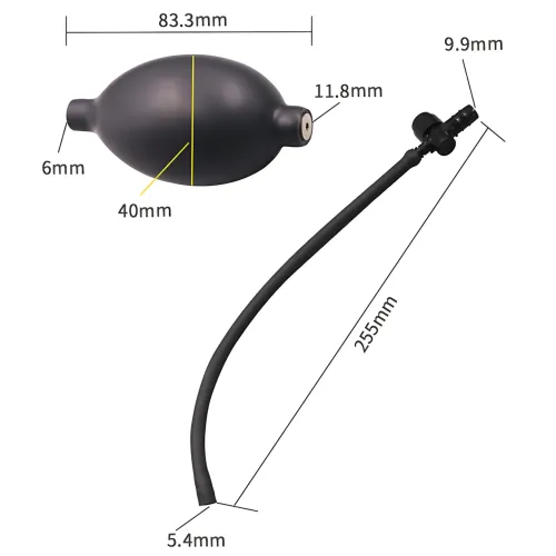 Надувний клин Air Pump Wedge MA659, монтажний підіймальний мішок 16 × 16 см, до 100 кг, монтажний інструмент із грушею - фото 9