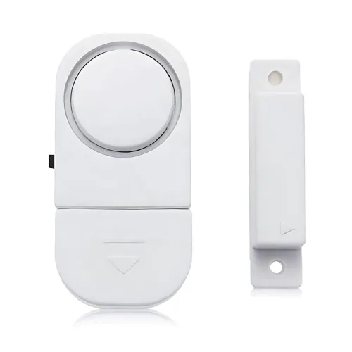 Бездротова сигналізація для дверей і вікон MA663 Door and Window Alarm, звуковий датчик 120 дБ, живлення від батарейок, білий - фото 2