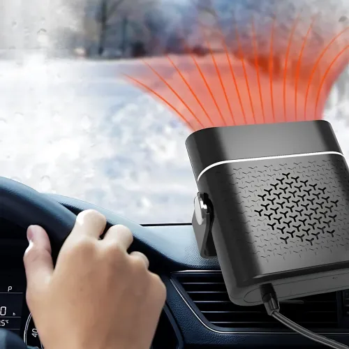 Автомобільний нагрівач Lesko LY-120, 12 V, 150 W, тепловентилятор у прикурювач із функцією нагрівання, охолодження, обертання 360° - фото 7