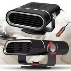 Автомобильный обогреватель Lesko LY-120, 12V, 150W, тепловентилятор в прикуриватель с функцией обогрева, охлаждения, вращение 360°