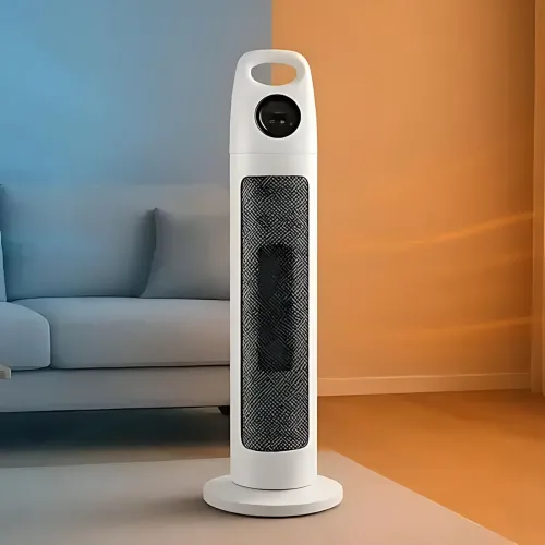 Підлоговий кулер-вентилятор Germatic Air Max 2в1 (BFX-768-1668), тепловентилятор зима-літо, 2000 Вт, з LED-дисплеєм і пультом - фото 7