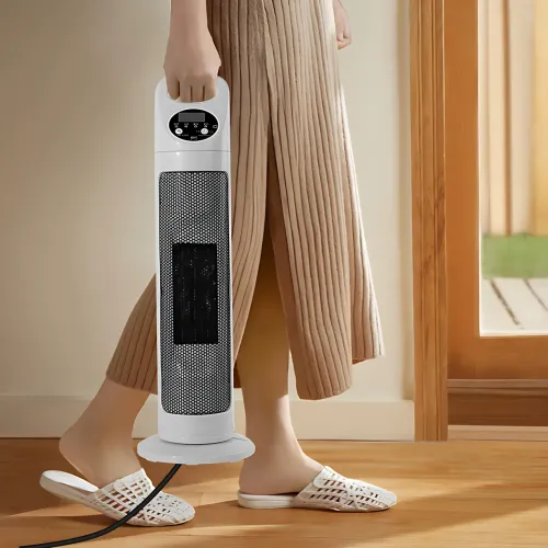Підлоговий кулер-вентилятор Germatic Air Max 2в1 (BFX-768-1668), тепловентилятор зима-літо, 2000 Вт, з LED-дисплеєм і пультом - фото 2