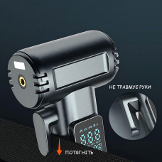 Аккумуляторный компрессор SW-201B 150 PSI 12V с цифровым дисплеем и Powerbank — портативный автомобильный насос для шин, вело