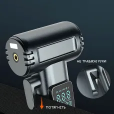 Акумуляторний компресор SW-201B 150 PSI 12 V з цифровим дисплеєм і Powerbank — портативний автомобільний насос для шин, вело