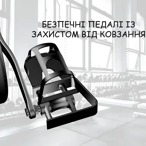 Велотренажёр Vel-01 механический до 150 кг, регулировка сиденья и руля, 15 кг маховик, измерение пульса - фото 8