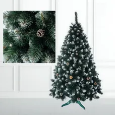 Штучна ялинка з ПВХ з шишками Elite Tree, гіпоалергенна, вогнестійка, українського виробництва