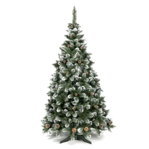 Штучна ялинка з ПВХ з шишками Elite Tree, гіпоалергенна, вогнестійка, українського виробництва, 2.5 м 1.5 - фото 2