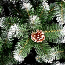 Штучна ялинка з ПВХ з шишками Elite Tree, гіпоалергенна, вогнестійка, українського виробництва, 2.5 м 1.8