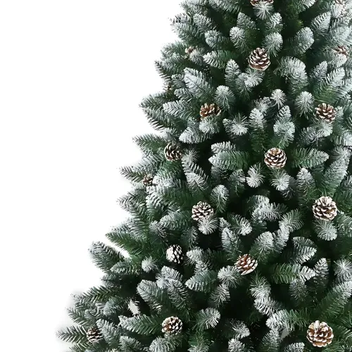 Штучна ялинка з ПВХ з шишками Elite Tree, гіпоалергенна, вогнестійка, українського виробництва, 2.5 м 2 - фото 5