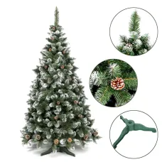 Штучна ялинка з ПВХ з шишками Elite Tree, гіпоалергенна, вогнестійка, українського виробництва, 2.5 м 2