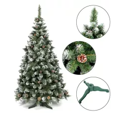 Штучна ялинка з ПВХ з шишками Elite Tree, гіпоалергенна, вогнестійка, українського виробництва, 2.5 м 2