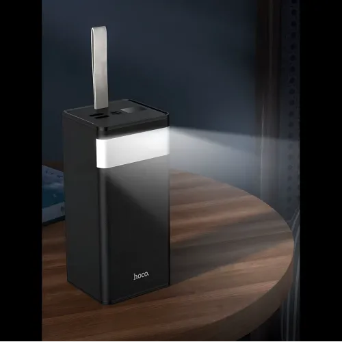 Power Bank Hoco J86A Powermaster 50000 mAh 22.5 W, павербанк з LED-дисплеєм, ліхтариком, швидким заряджанням PD20W/QC3.0, 2×USB, T - фото 8