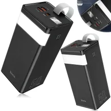 Power Bank Hoco J86A Powermaster 50000 mAh 22.5 W, павербанк з LED-дисплеєм, ліхтариком, швидким заряджанням PD20W/QC3.0, 2×USB, T
