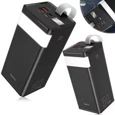 Power Bank Hoco J86A Powermaster 50000 mAh 22.5W, пауэрбанк с LED-дисплеем, фонариком, быстрой зарядкой PD20W/QC3.0, 2×USB, Type-С