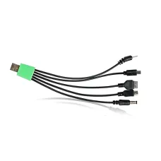 Сонячна зарядна станція OK-718S-A з LED+COB ліхтарем 10 Вт, PowerBank, сонячна панель, 3 виносні лампи, акумуляторна ручна