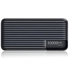 Внешний аккумулятор Power Bank 10000 mAh Lenyes PX161,  USB, 10,5 Вт, LED-индикаторы, Lightning, Li-ion, черный