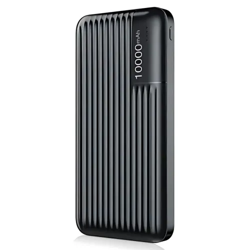Зовнішній акумулятор Power Bank 10000 mAh Lenyes PX161, USB, 10,5 Вт, LED-індикатори, Lightning, Li-ion, чорний - фото 4
