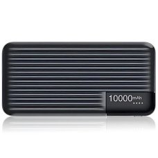 Внешний аккумулятор Power Bank 10000 mAh Lenyes PX161,  USB, 10,5 Вт, LED-индикаторы, Lightning, Li-ion, черный