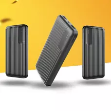 Внешний аккумулятор Power Bank 10000 mAh Lenyes PX161,  USB, 10,5 Вт, LED-индикаторы, Lightning, Li-ion, черный