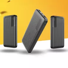 Зовнішній акумулятор Power Bank 10000 mAh Lenyes PX161, USB, 10,5 Вт, LED-індикатори, Lightning, Li-ion, чорний