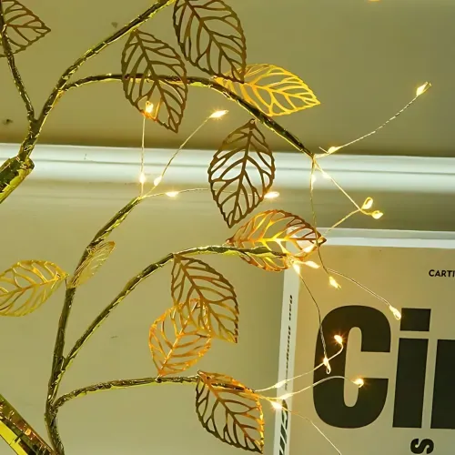 Настільна LED-лампа Нічник-Дерево 72 LED з USB-живленням/3xAA, гнучкими гілками, 50 см - фото 3