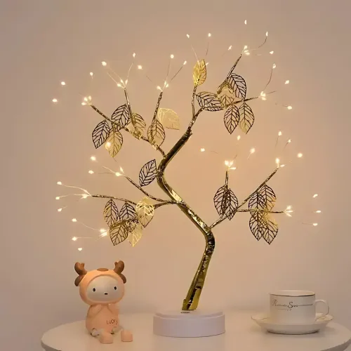 Настольная LED-лампа Ночник-Дерево 72 LED с USB-питанием/3xAA, гибкими ветвями, 50 см - фото 2