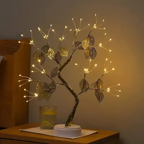 Настольная LED-лампа Ночник-Дерево 72 LED с USB-питанием/3xAA, гибкими ветвями, 50 см - фото 4