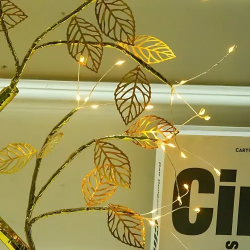Настольная LED-лампа Ночник-Дерево 72 LED с USB-питанием/3xAA, гибкими ветвями, 50 см - фото 3