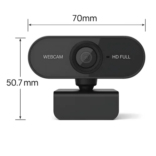 Вебкамера WEB Camera USB05 Full HD 1080p з мікрофоном, шумозаглушенням, USB 2.0/3.0, кут 90°, кабель 5 м, для ПК, ноутбука - фото 8