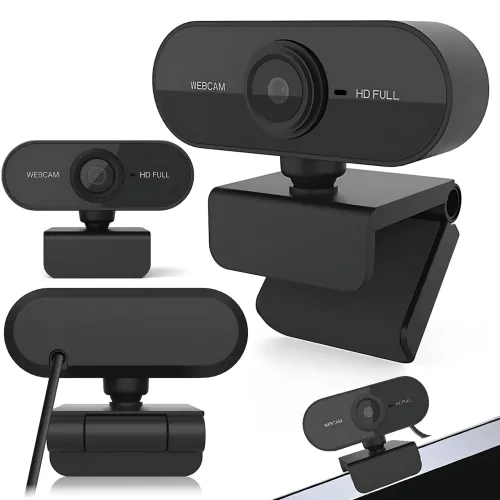 Вебкамера WEB Camera USB05 Full HD 1080p з мікрофоном, шумозаглушенням, USB 2.0/3.0, кут 90°, кабель 5 м, для ПК, ноутбука
