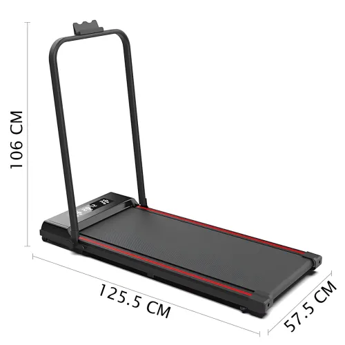 Складана бігова доріжка YXT003 3-в-1 Walking Pad, до 150 кг, 10 км/год, з пультом, LED-дисплеєм, зона бігу 107×40 см - фото 10