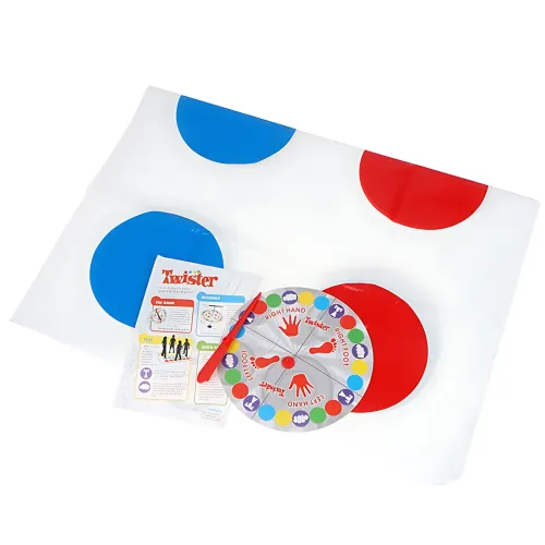 Підлогова гра Твістер MA780 Dance Pad Toy Party Game, килимок 160×112 см, диск 19 см, для дітей і дорослих, кольорова коробка - фото 8