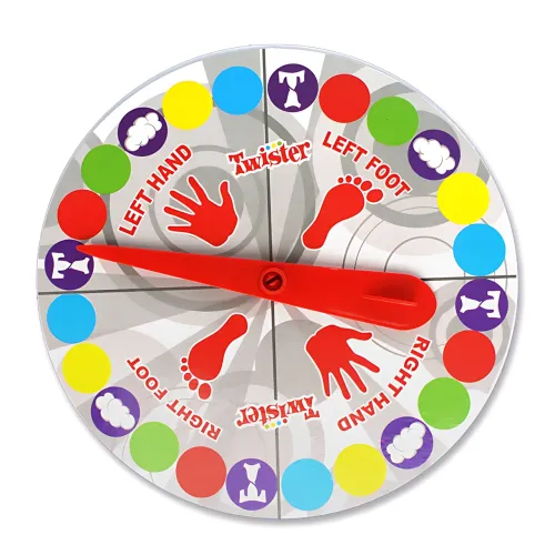 Напольная игра “Твистер” MA780 Dance Pad Toy Party Game, коврик 160×112 см, диск 19 см, для детей и взрослых, цветная коробка - фото 2
