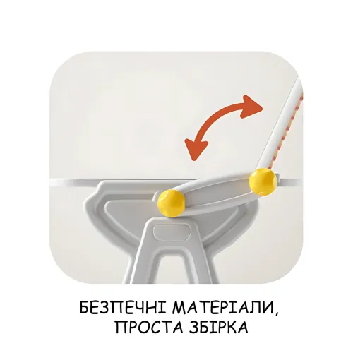 Дитячий стіл 4в1 B8020: магнітна дошка, стіл для творчості, поверхня під конструктор, ніша для зберігання 14 см - фото 6