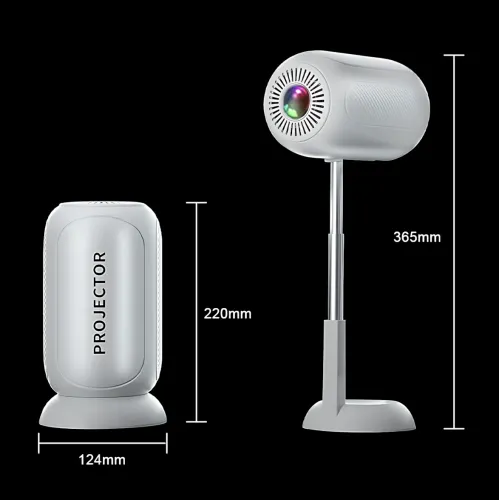 Портативний проєктор TS-6 4K, Android 13, 240 ANSI, Full HD 1080p, підтримка 4K, Wi-Fi/кабельне під'єднання, HIFI-звук, 1+8 ГБ - фото 8