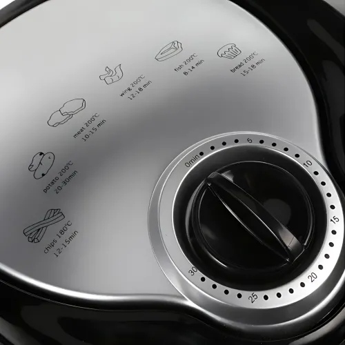 Мультипіч-аерофритюрниця Domotec MS-3220 4.5 л, потужність 1300 Вт, 6 програм, механічне керування, чорний - фото 9