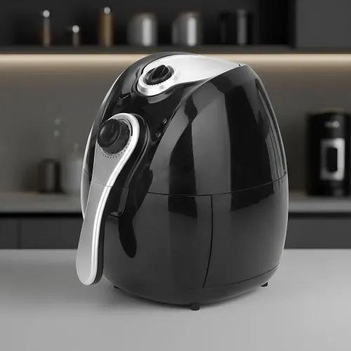 Мультипіч-аерофритюрниця Domotec MS-3220 4.5 л, потужність 1300 Вт, 6 програм, механічне керування, чорний - фото 2