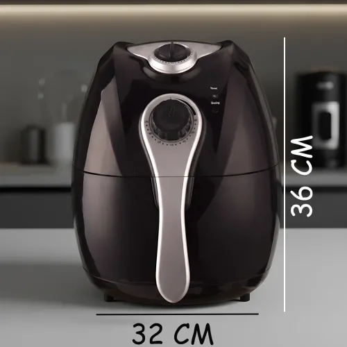 Мультипіч-аерофритюрниця Domotec MS-3220 4.5 л, потужність 1300 Вт, 6 програм, механічне керування, чорний - фото 10