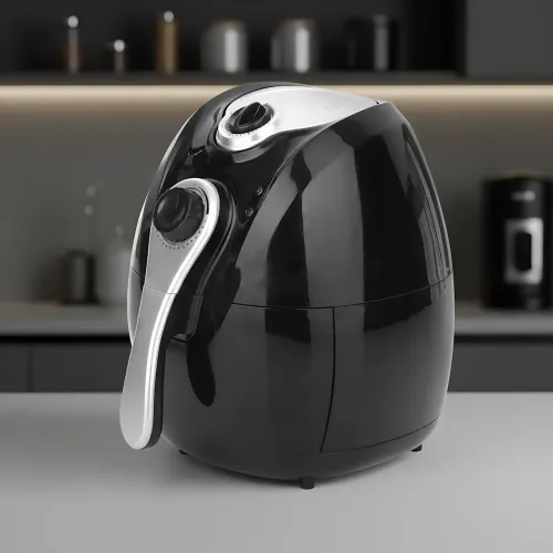 Мультипіч-аерофритюрниця Domotec MS-3220 4.5 л, потужність 1300 Вт, 6 програм, механічне керування, чорний - фото 2