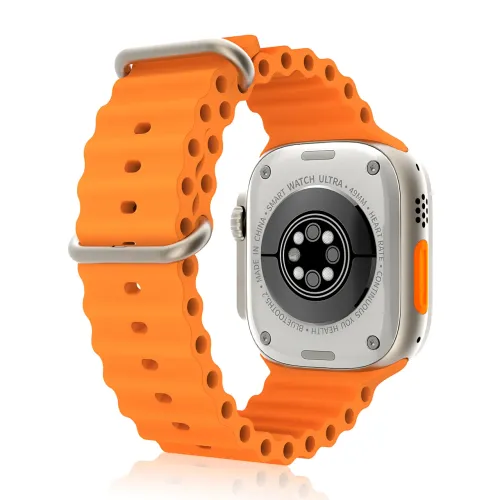 Подарунковий набір 4-в-1: годинник Smart Watch RM22, бездротові навушники Air Pro + бездротовий Power Bank 5000 мА·год + 2 ремінці - фото 6
