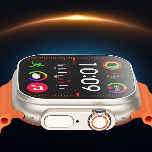 Подарунковий набір 4-в-1: годинник Smart Watch RM22, бездротові навушники Air Pro + бездротовий Power Bank 5000 мА·год + 2 ремінці - фото 8