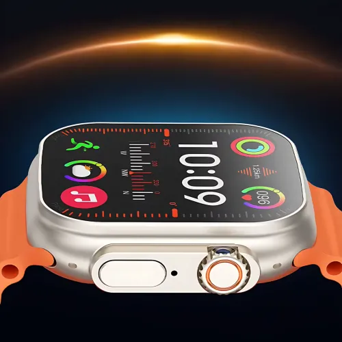 Подарунковий набір 4-в-1: годинник Smart Watch RM22, бездротові навушники Air Pro + бездротовий Power Bank 5000 мА·год + 2 ремінці - фото 8