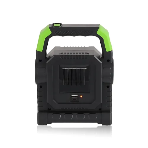 Ліхтарик із сонячною панеллю HC-7078 20W, COB+LED, 1800 лм, акумулятор 2800 мА·год, Power Bank, USB, IP44, туристичний - фото 3