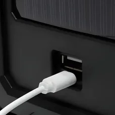 Фонарик HC-7078B с солнечной панелью 20W, COB+LED, 3000 лм, аккумулятор 2500 мА·ч, Power Bank, USB, IP44, кемпинговый