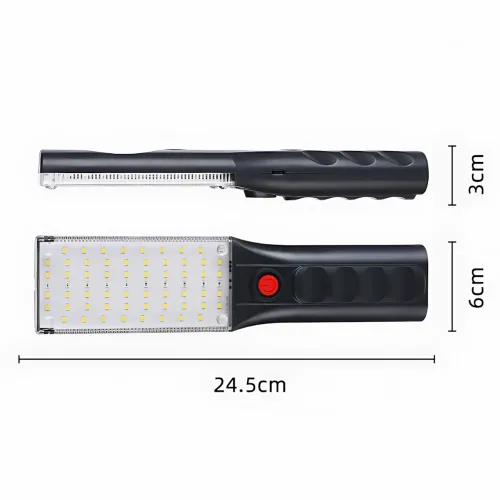 Ліхтарик світлодіодний TORCH ZJ-1258 з магнітом і гаком, 1000 лм, COB LED, USB-зарядка, 5 режимів, вбудований акумулятор, чорний - фото 9