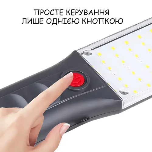 Ліхтарик світлодіодний TORCH ZJ-1258 з магнітом і гаком, 1000 лм, COB LED, USB-зарядка, 5 режимів, вбудований акумулятор, чорний - фото 6
