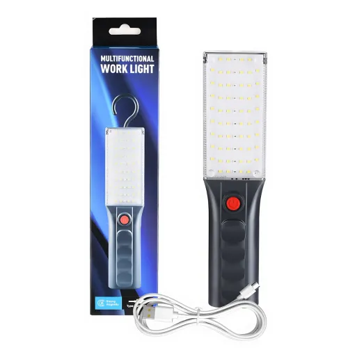 Ліхтарик світлодіодний TORCH ZJ-1258 з магнітом і гаком, 1000 лм, COB LED, USB-зарядка, 5 режимів, вбудований акумулятор, чорний - фото 10