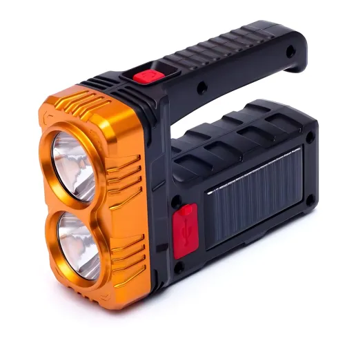 Ліхтарик акумуляторний TORCH BL-7702B-COB із сонячною панеллю, USB-зарядкою і Power Bank, 1000 лм, 2 режими, бічна COB-лампа - фото 5