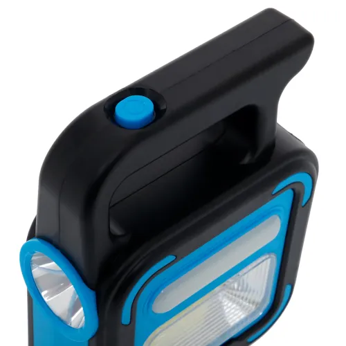 Аккумуляторный фонарь Bailong BL-925 Torch + Solar, COB+LED, Power Bank, солнечная панель, USB, влагозащищённый - фото 6